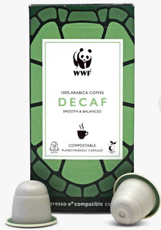 WWF Decaf Coffee Pods
